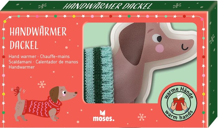 Handwärmer Dackel grün