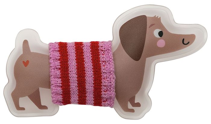 Handwärmer Dackel rosa