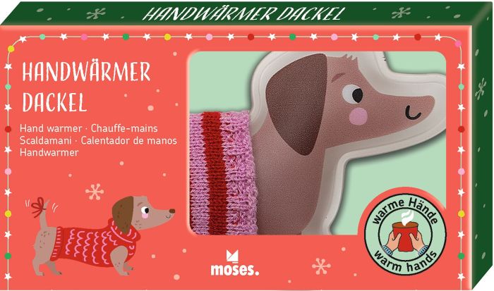 Handwärmer Dackel rosa
