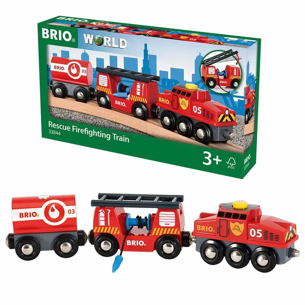 BRIO Feuerwehr Löschzug mit Wassertank