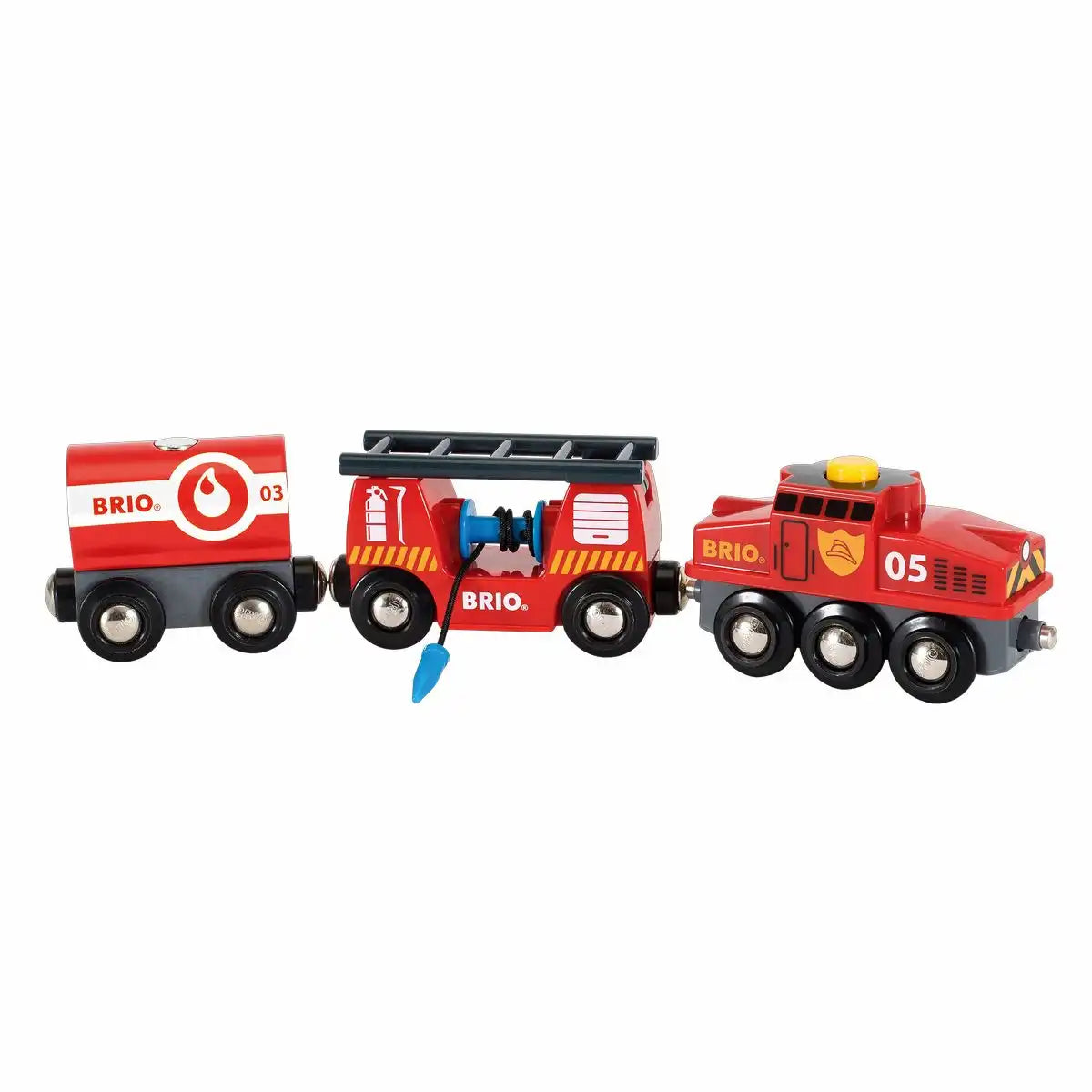 BRIO Feuerwehr Löschzug mit Wassertank
