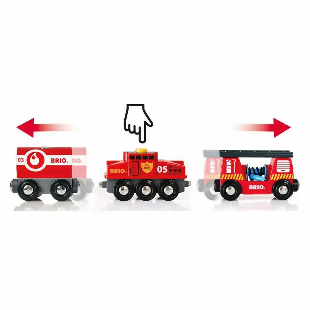 BRIO Feuerwehr Löschzug mit Wassertank
