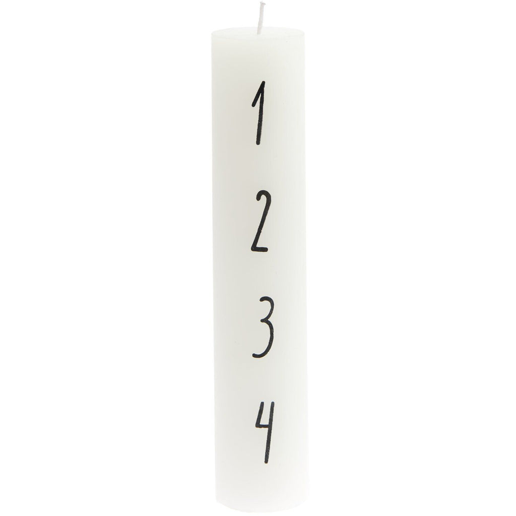 Adventskalender Kerze