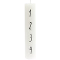 Adventskalender Kerze