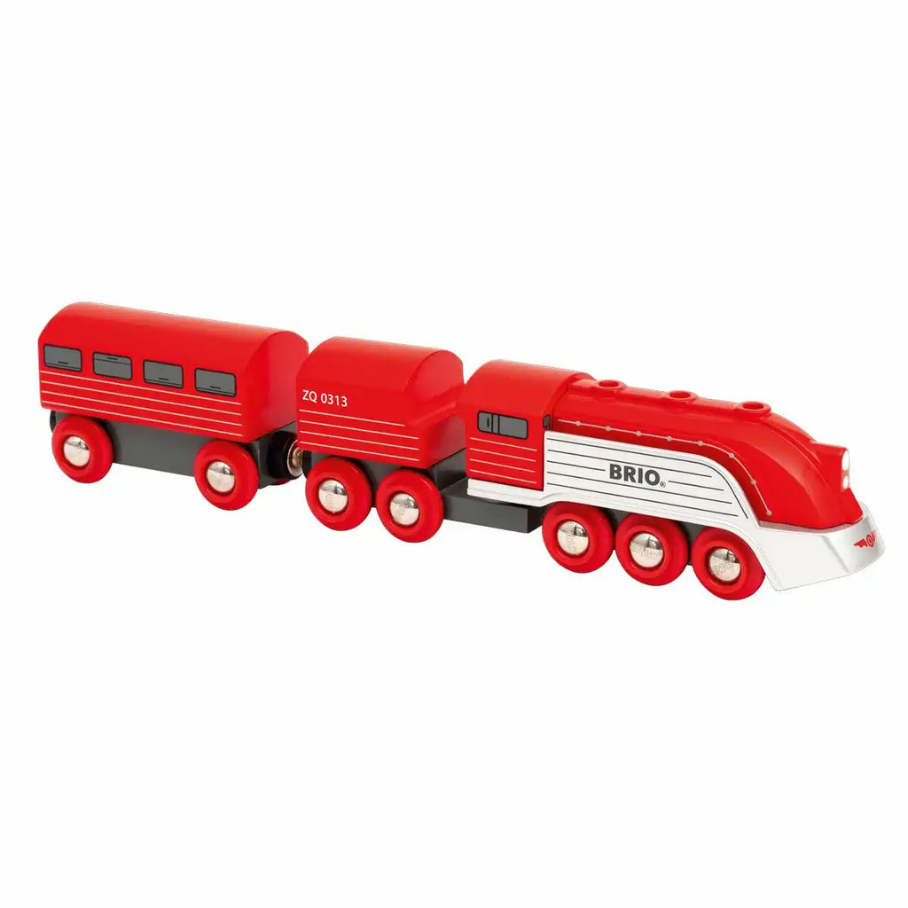 BRIO Holzeisenbahn rot streamline train