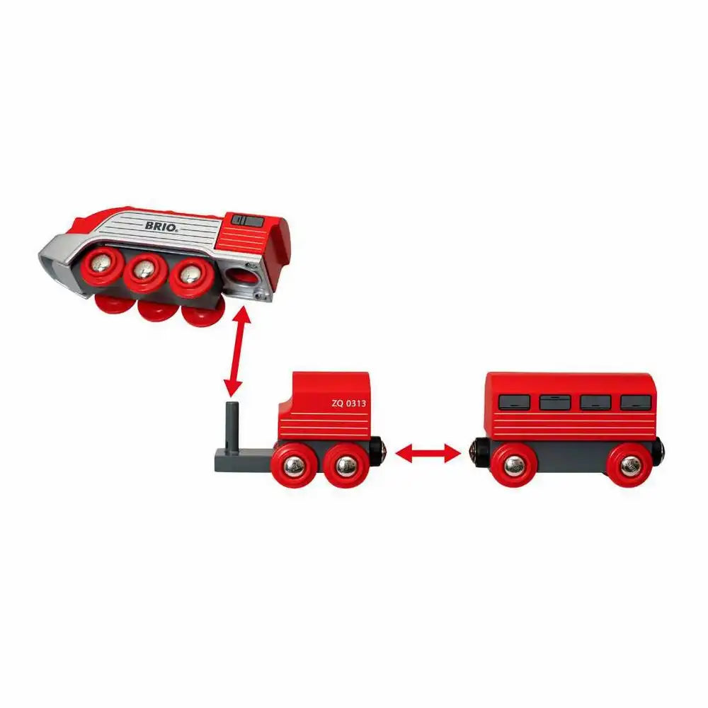 BRIO Holzeisenbahn rot streamline train