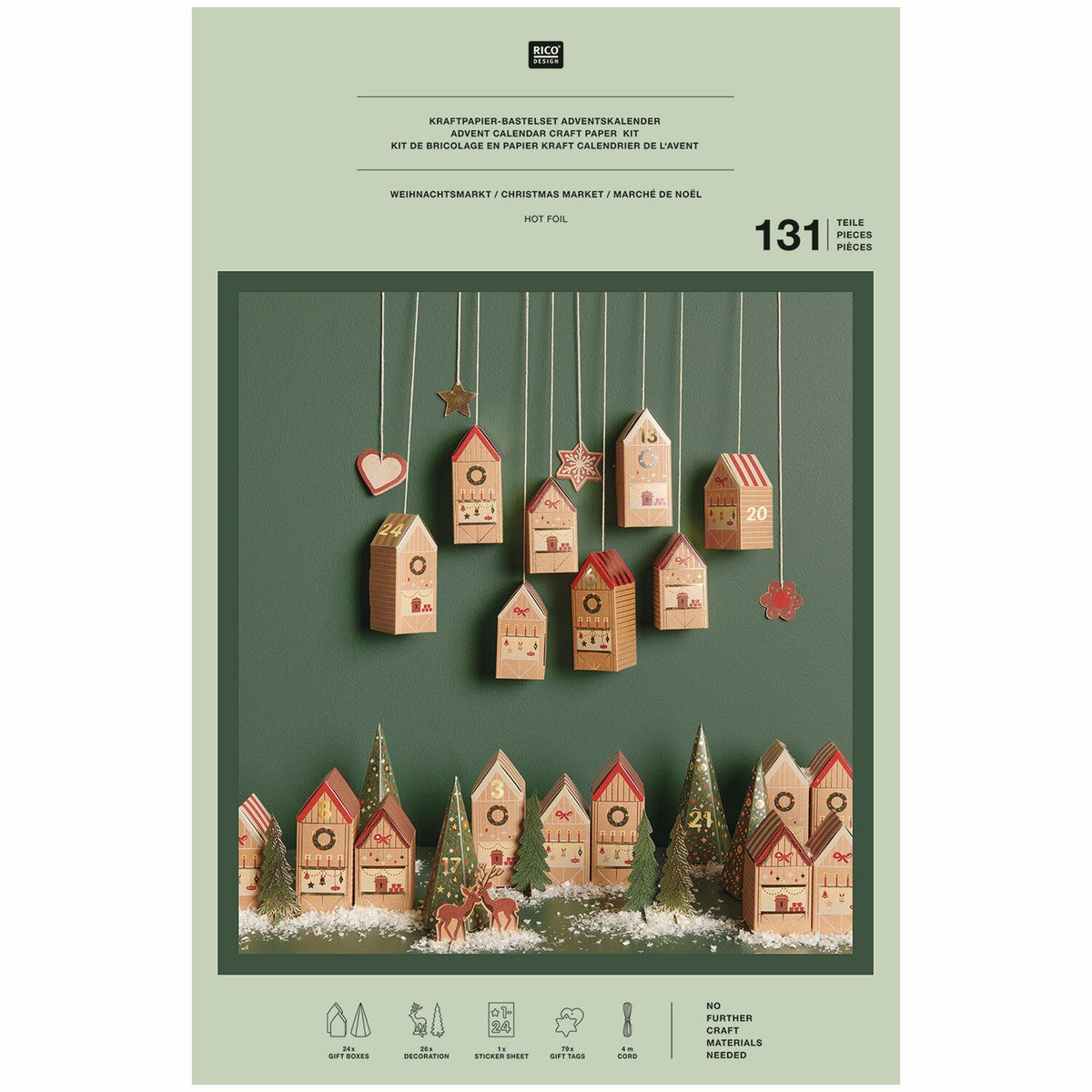 Adventskalenderset Häuser