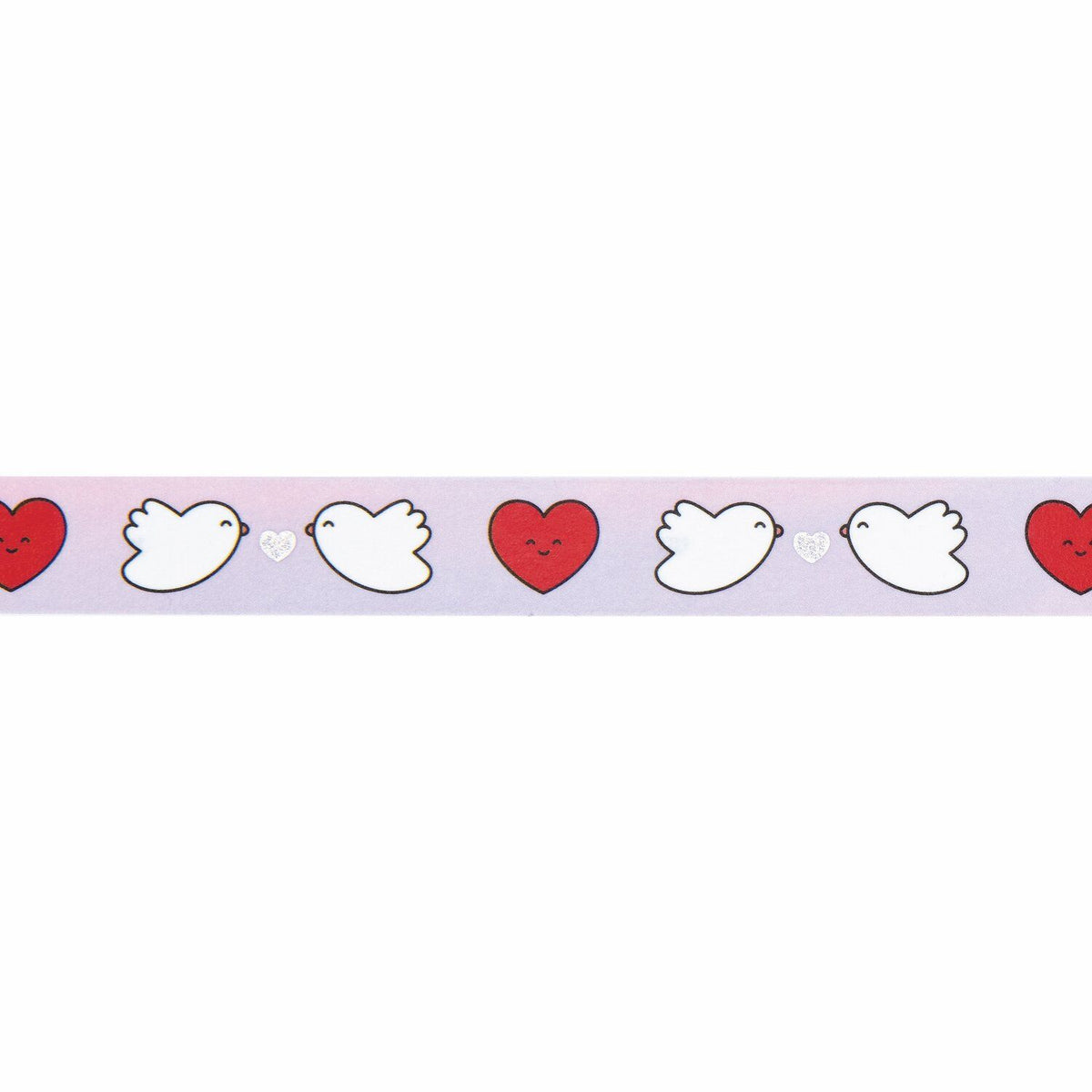 Paper Poetry Tape Chingu Vögel/Herzen 1,5cmx10m
