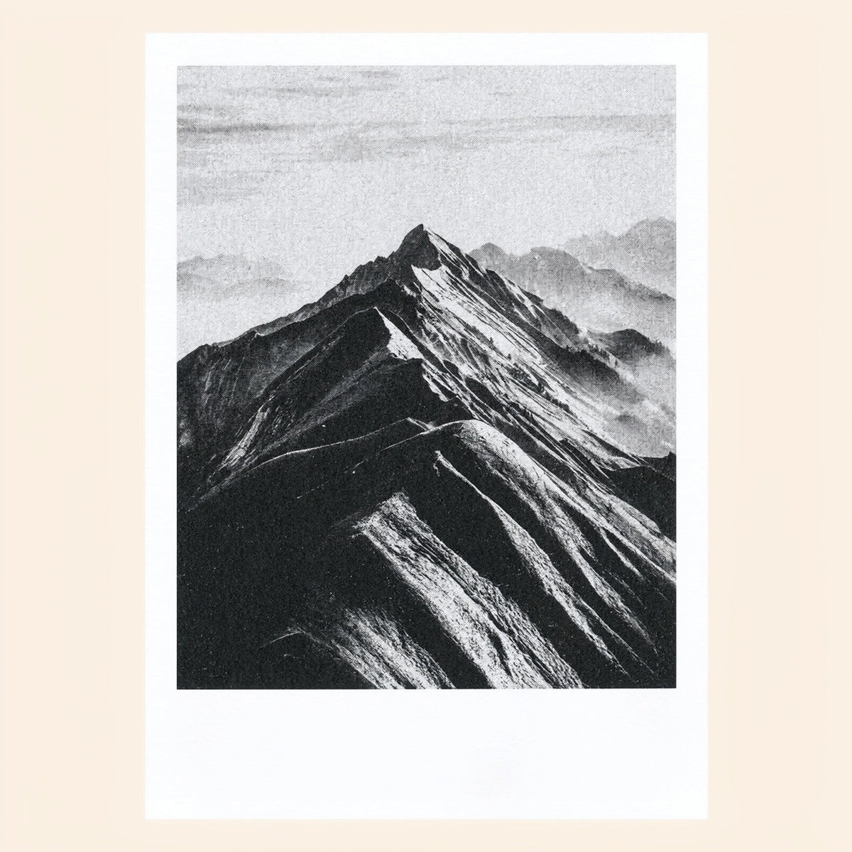 Postkarte Bergkamm