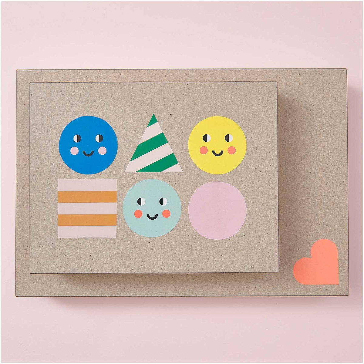 Paper Poetry Sticker Happy Birthday Formen 5,5cm 120 Stück auf der Rolle