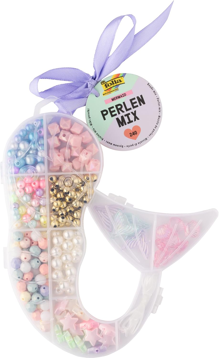 Perlen Mix, Mermaid, 240 Teile