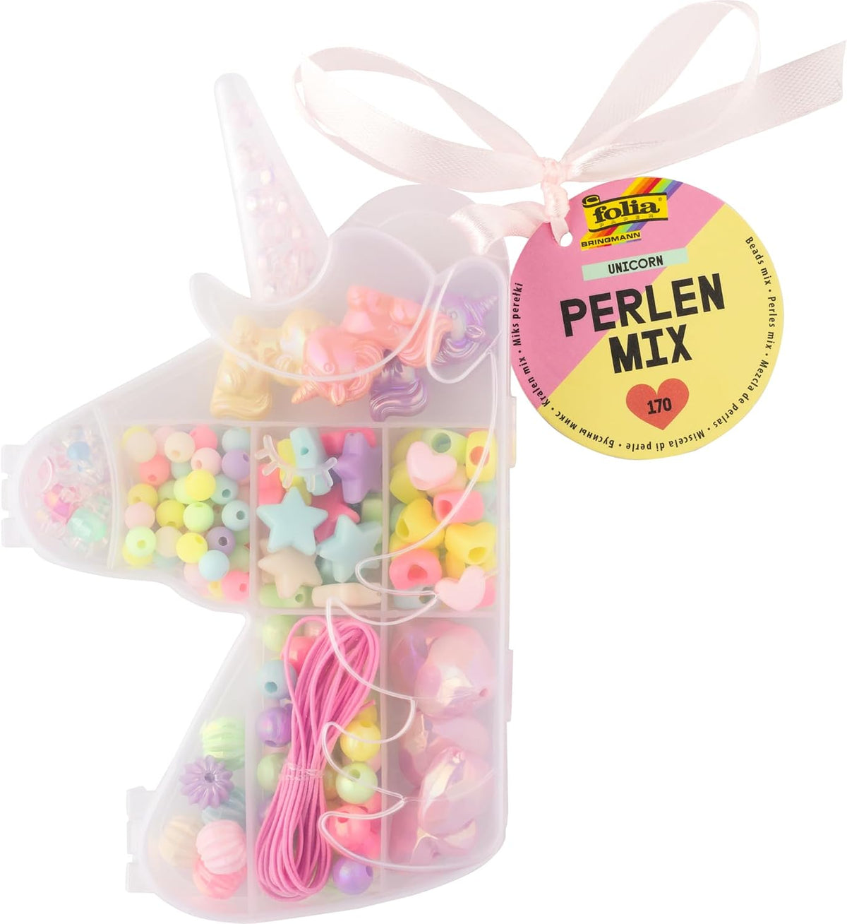 Perlen Mix, Unicorn, 170 Teile