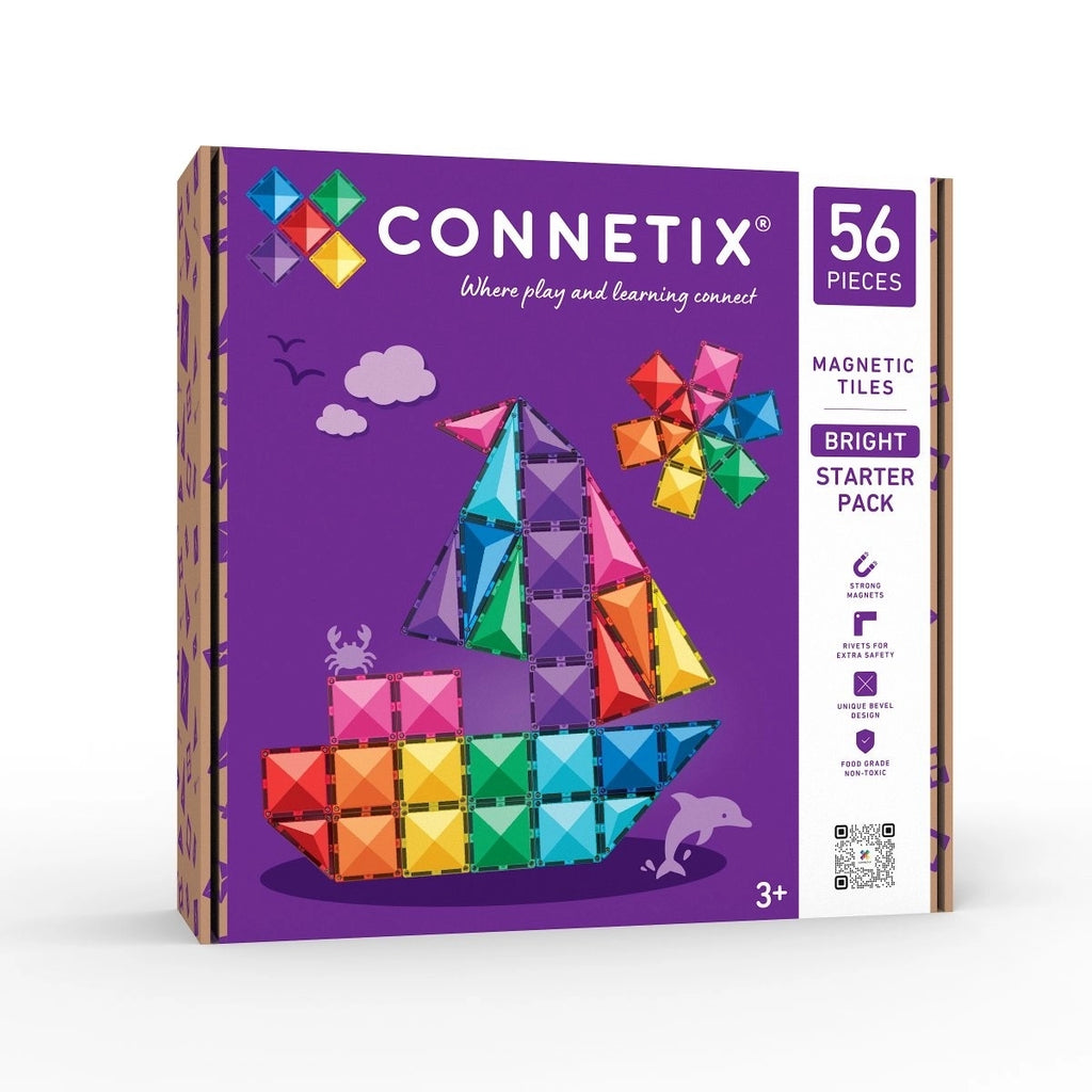 Connetix Magnetbausteine Bright Starter Pack 56 Teile