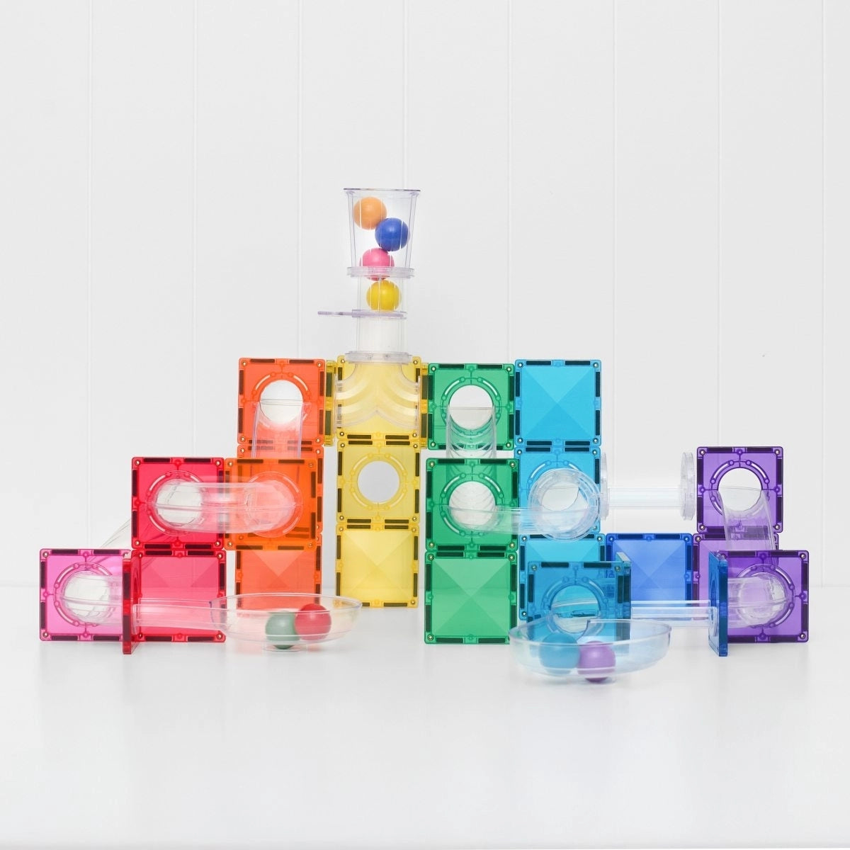 Connetix  Kugelbahn Rainbow Ball Run Pack - 114 Teile