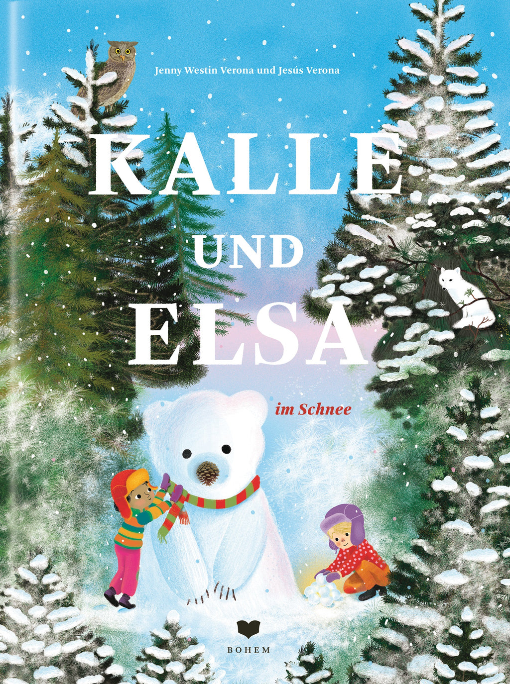 Kalle und Elsa im Schnee