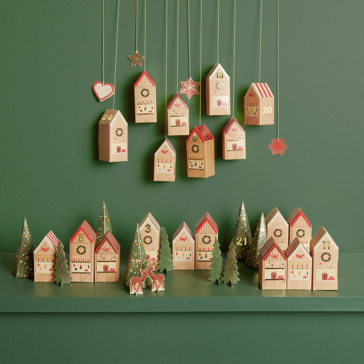Adventskalenderset Häuser