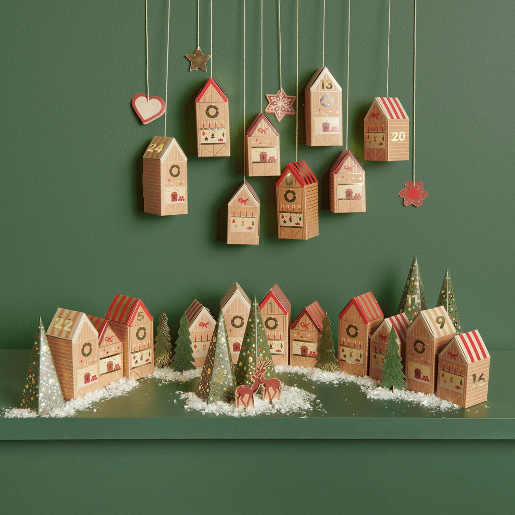 Adventskalenderset Häuser