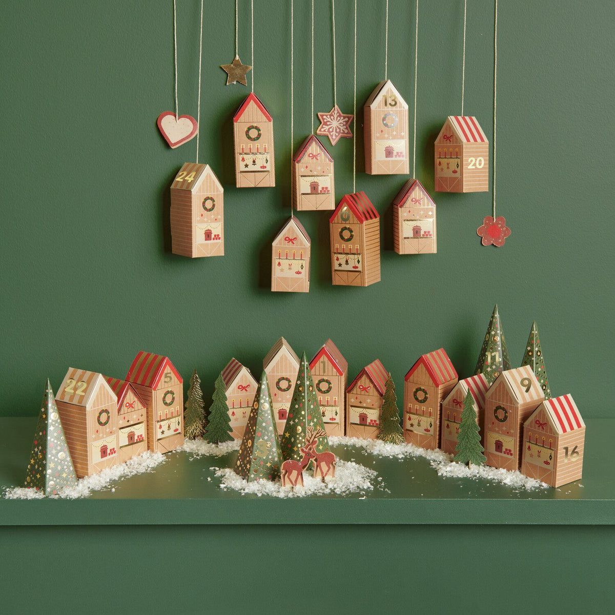 Adventskalenderset Häuser