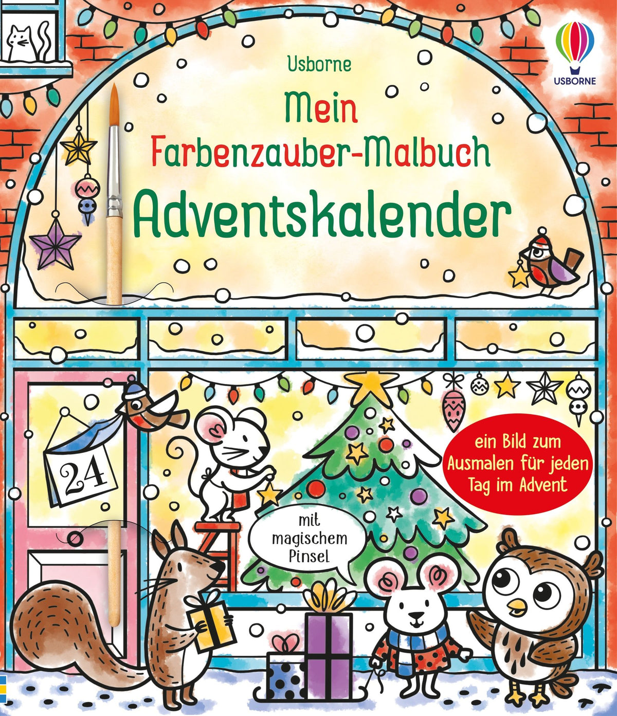 Mein Farbenzauber-Malbuch: Adventskalender