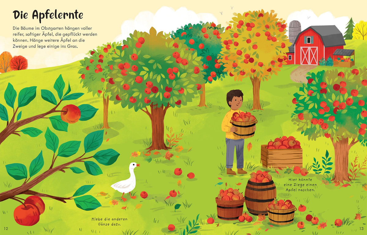 Mein erstes Stickerbuch: Bunter Herbst