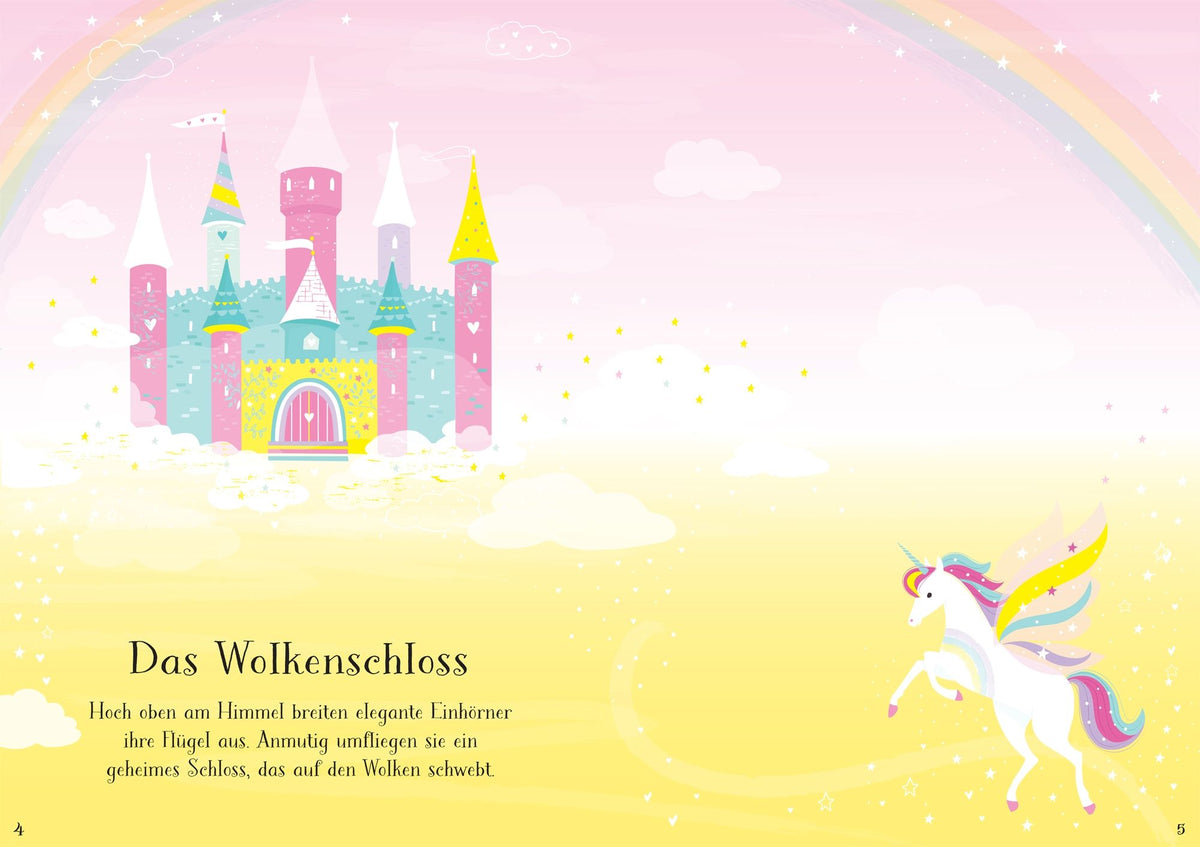 Mein erstes Anziehpuppen-Stickerbuch: Elisa, das kleine Einhorn