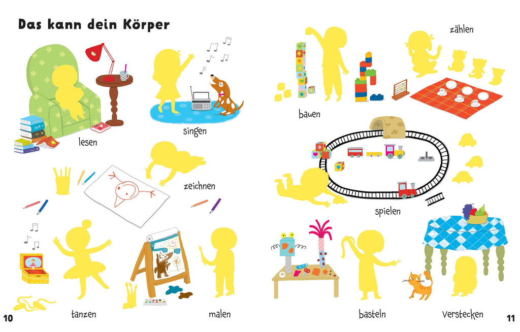 Mein erstes Stickerbuch: Mein Körper