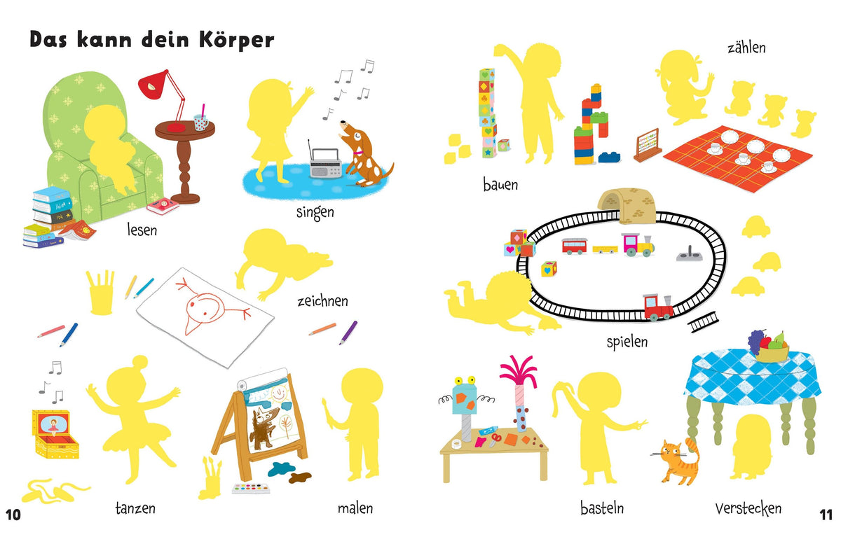 Mein erstes Stickerbuch: Mein Körper