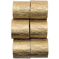 Kreppbänder Gold 3,5cm 10m 6 Stück