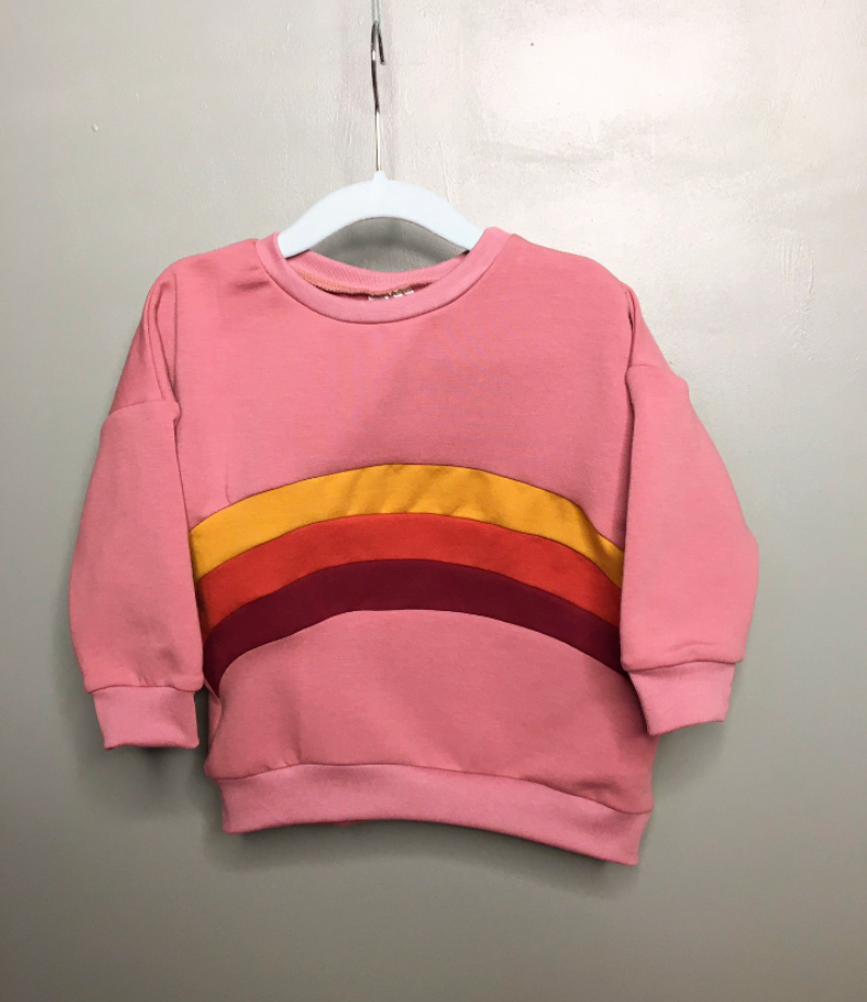 Rainbow Sweater rosa