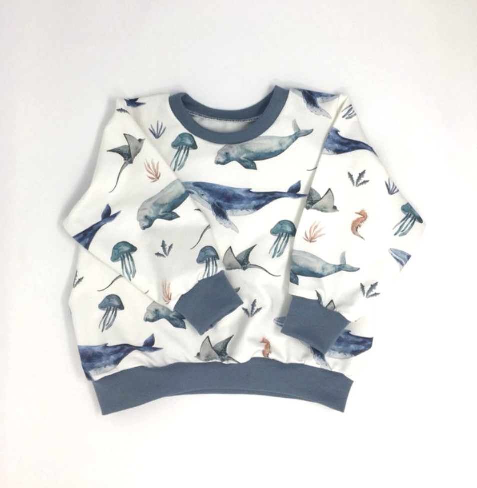 Sweatshirt Meerestiere