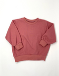 Sweatshirt Waffel rosa