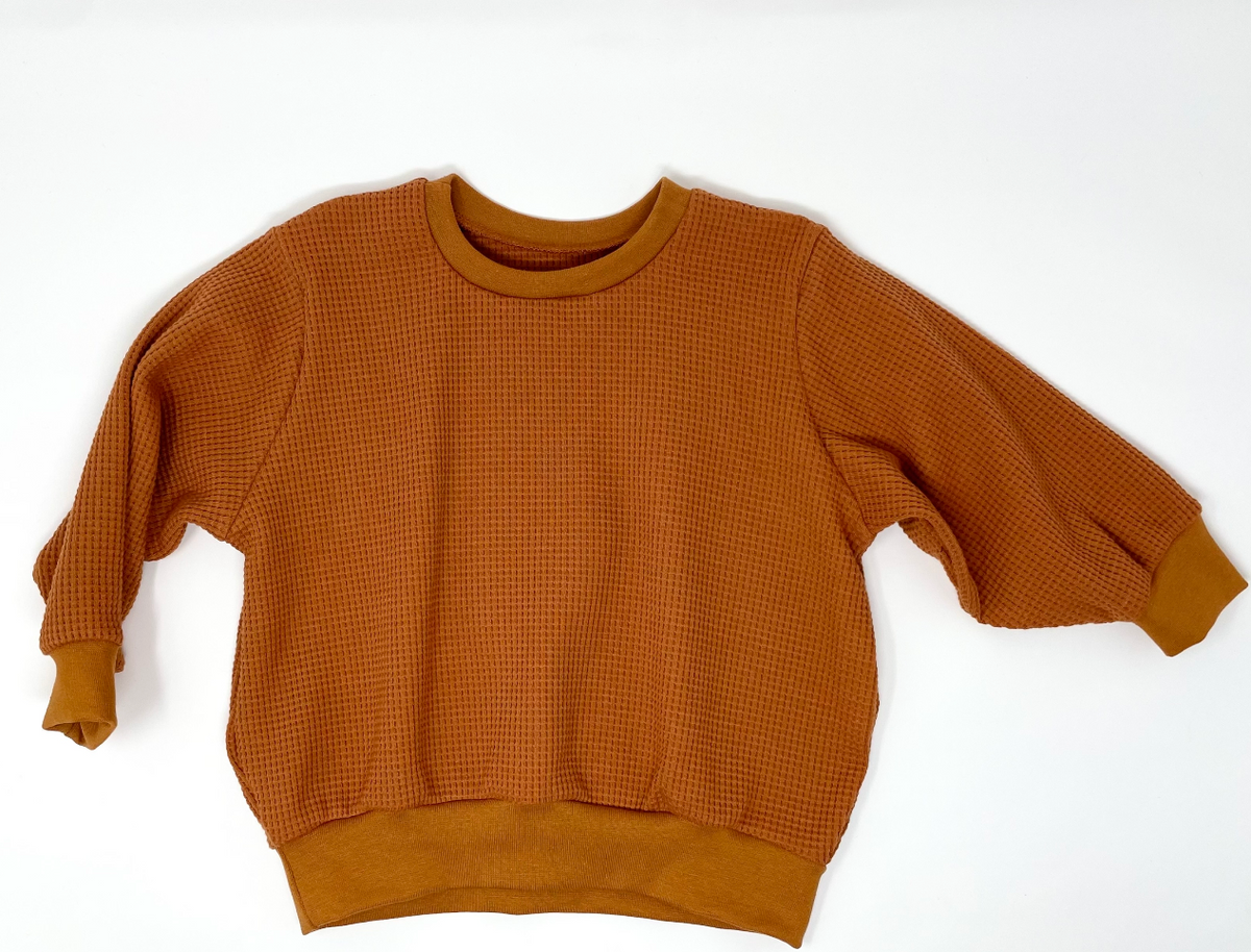 Sweatshirt Waffel rost