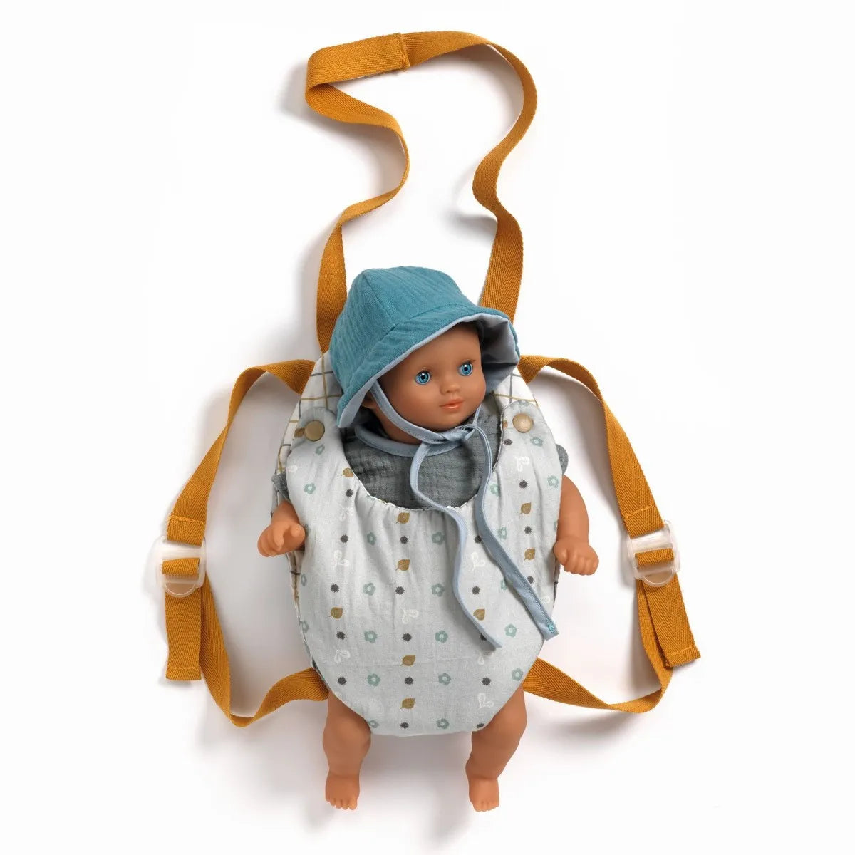Puppentrage blue gray