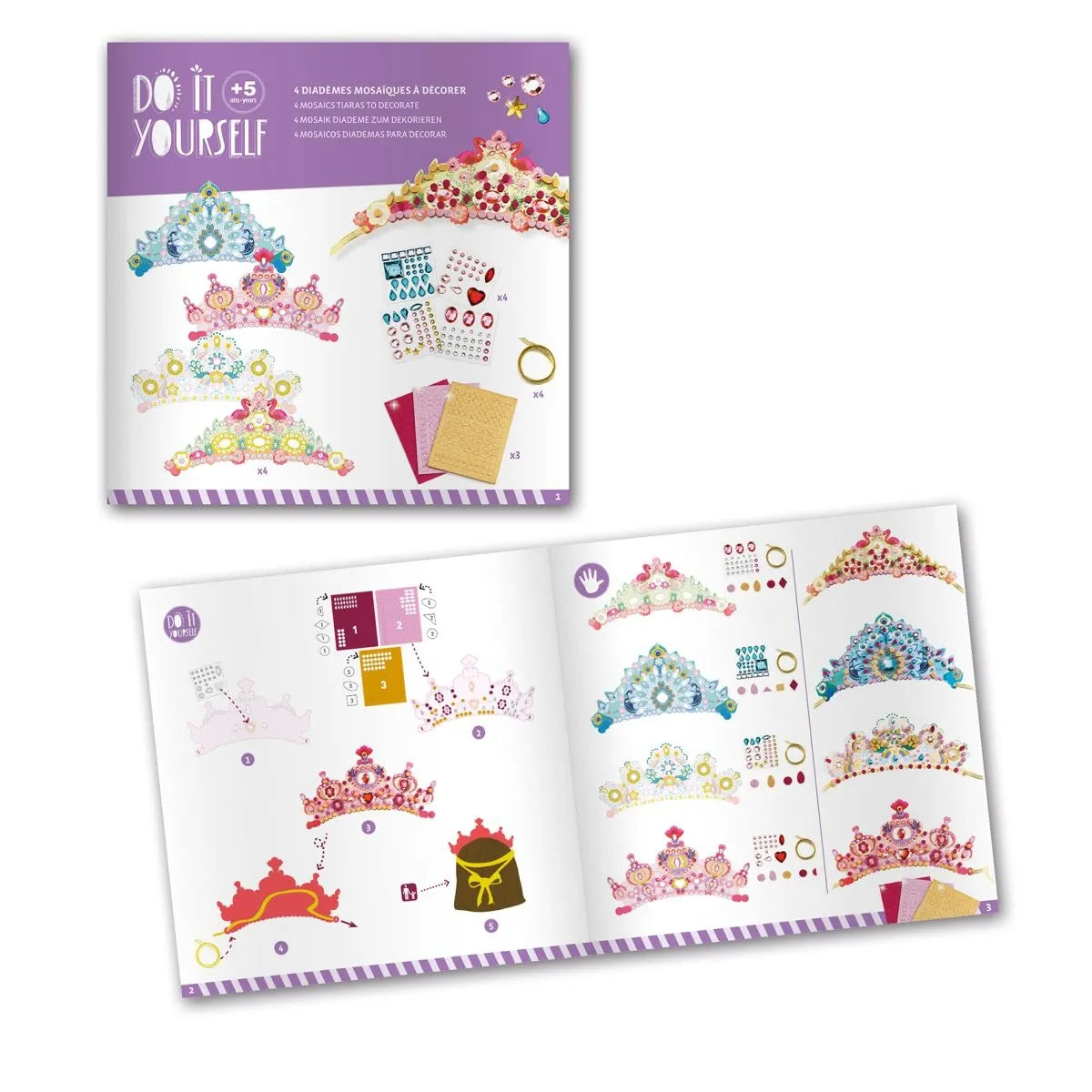 DIY - Mosaik-Diademe Prinzessin
