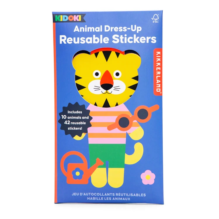 Kikkerland "Animal Dress-Up" Sticker