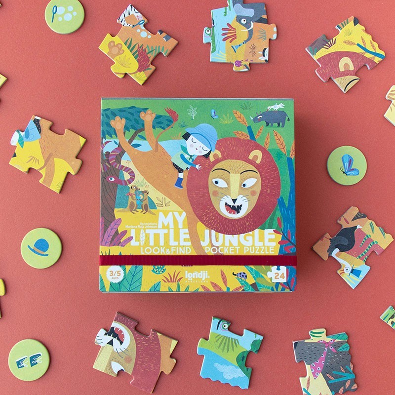 Londji Pocket Puzzle - MY LITTLE JUNGLE