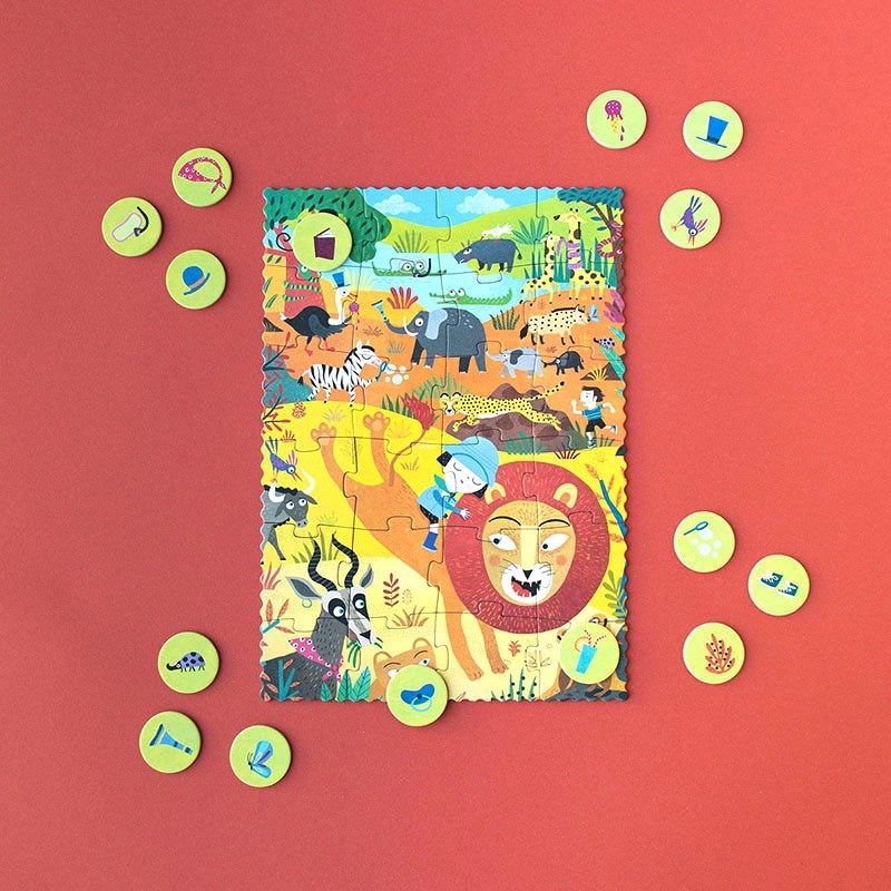 Londji Pocket Puzzle - MY LITTLE JUNGLE