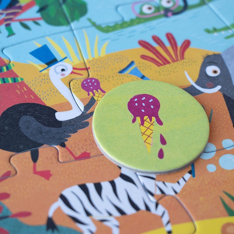 Londji Pocket Puzzle - MY LITTLE JUNGLE