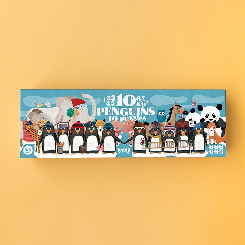 Londji Puzzle -10 PENGUINS