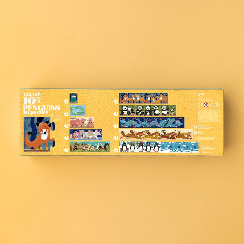 Londji Puzzle -10 PENGUINS