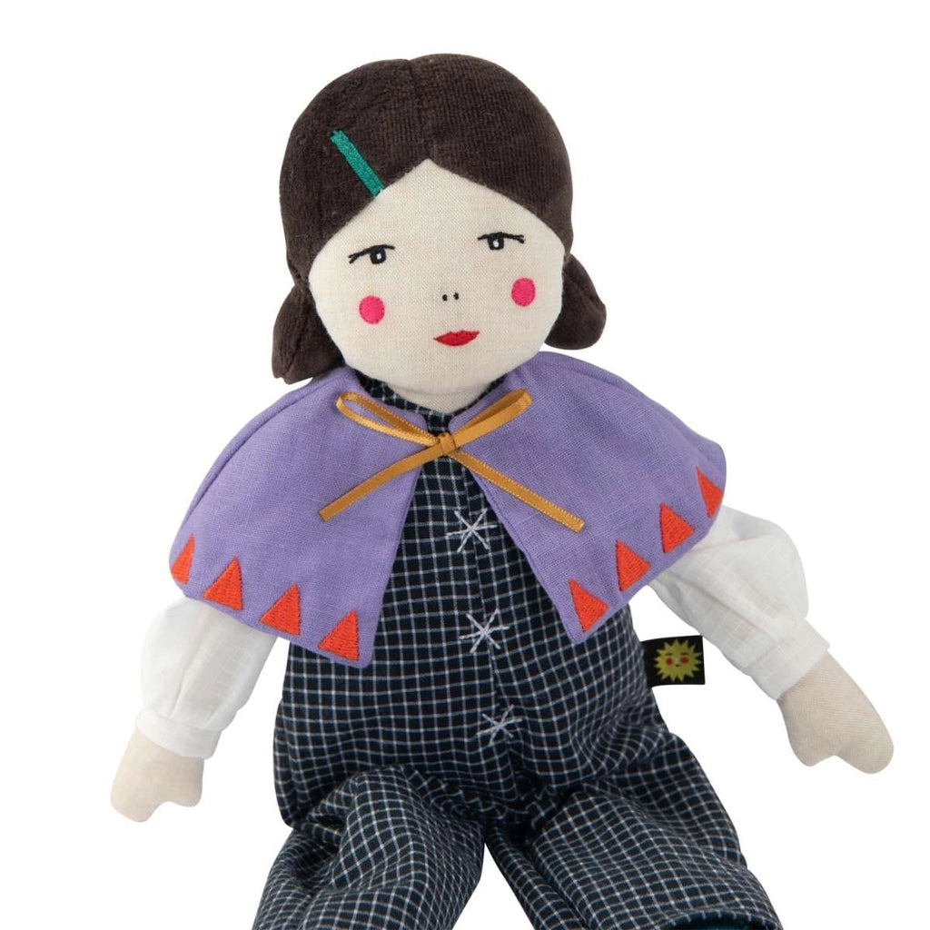 Comètes Filantes Stoffpuppe Pola