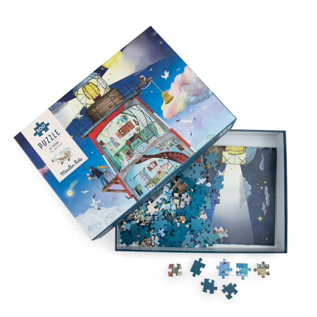 Puzzle Leuchtturm (500 Teile)