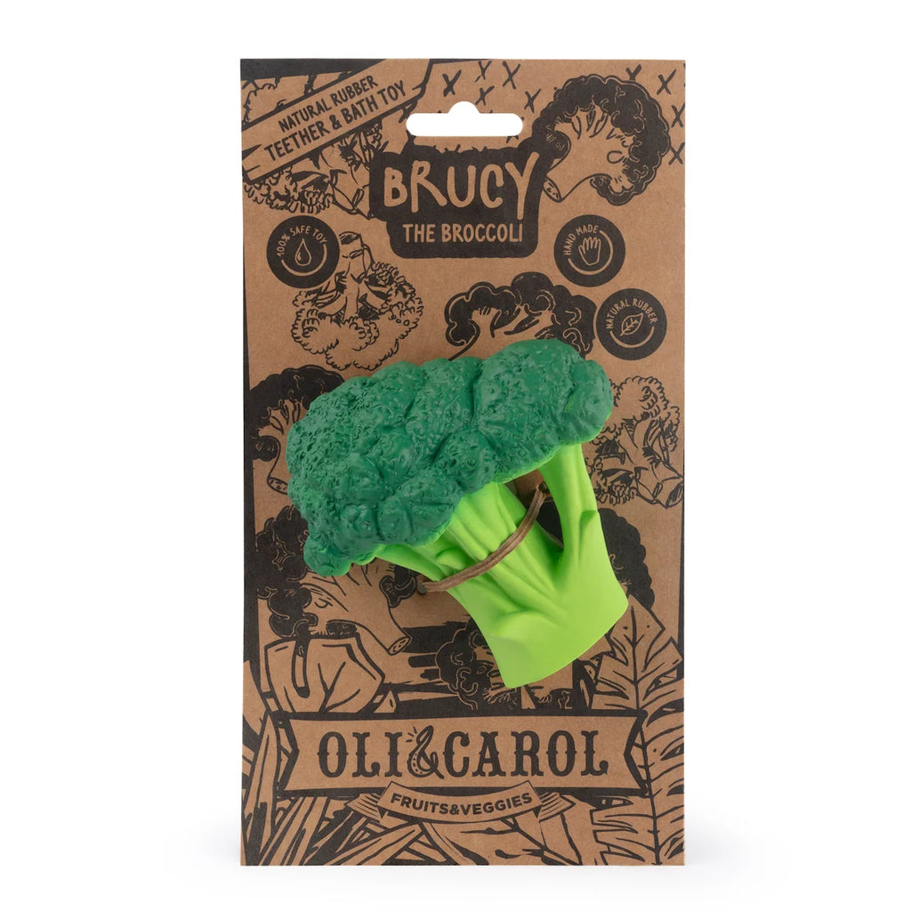 Beißspielzeug Brucy the Brokkoli Oli & Carol