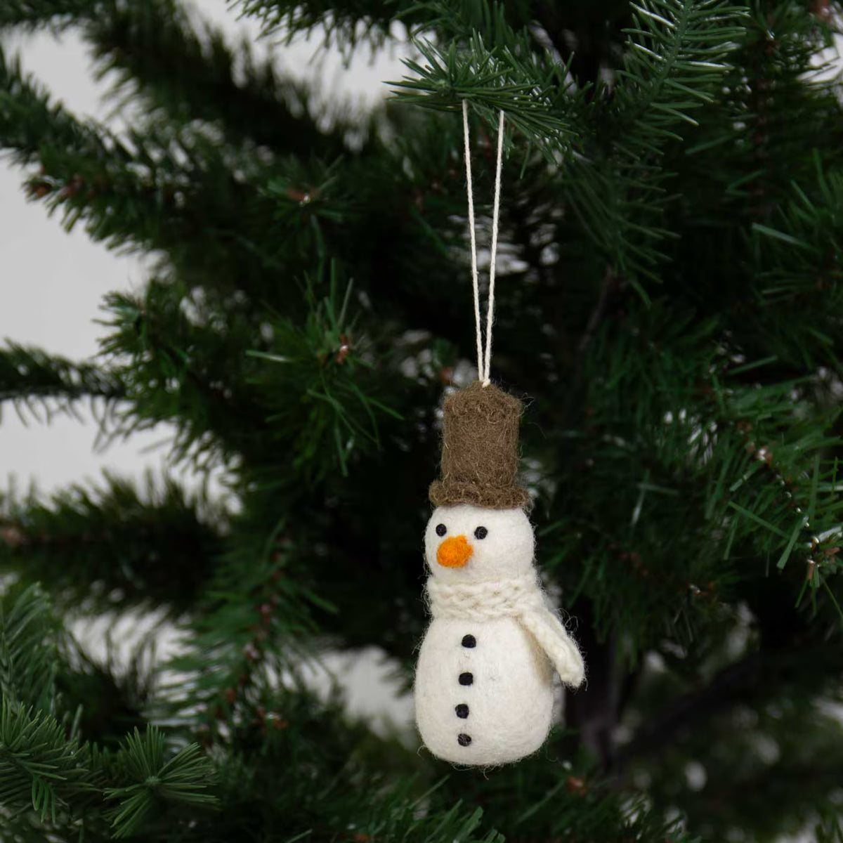 Filzanhänger Schneemann