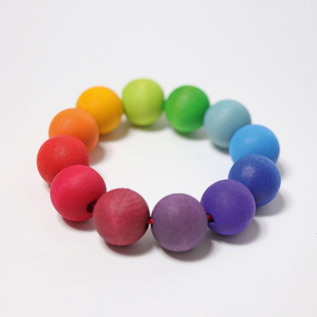 Greifling Perlenring Regenbogen