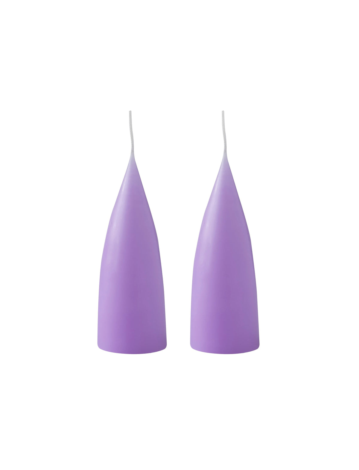 Kegelkerze lavendel 16 cm