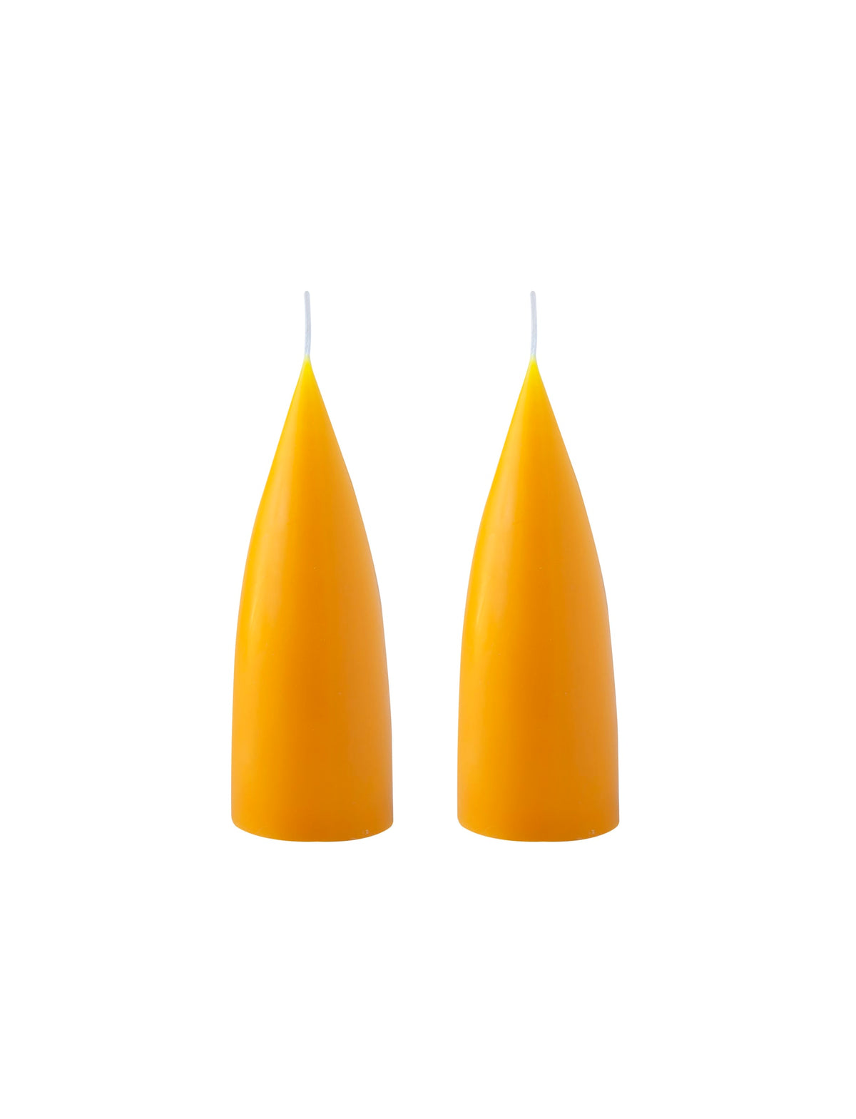 Kegelkerze gelb 16 cm